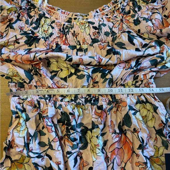 Lulu’s Hello Darling Floral Off-Shoulder Mini Dress Pale Pink, Size XL, NWT - Picture 12 of 12
